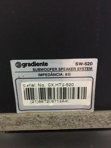 Caixa original gradiente com sub 8? usado - Foto 3