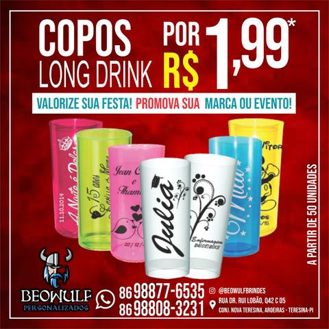 Copos Long Drink