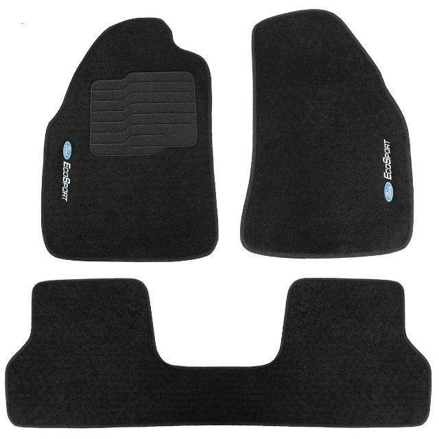 Tapetes Ford Ecosport 2013 à 2020 Completo + Túnel
