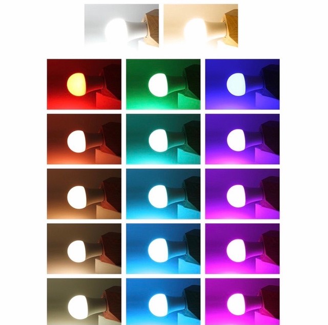 LÂMPADA RGB LED C/ CONTROLE REMOTO 