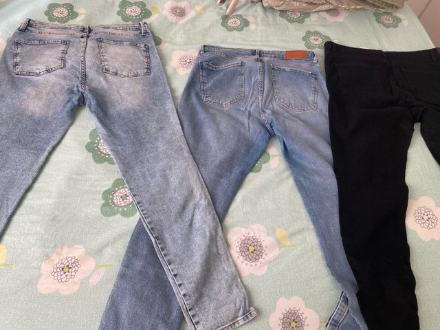 Calças Jeans Fem 44 - Foto 2