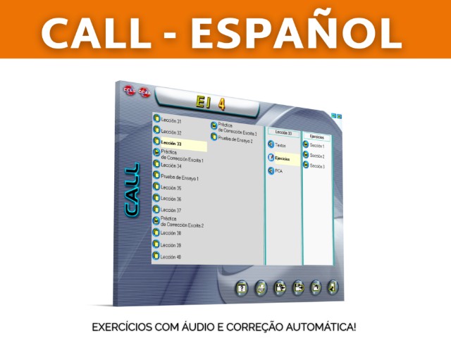 Espanhol CCAA 4 - Libro Texto + CALL c/ todos exercícios e áudios (Só baixar e instalar!) - Foto 5