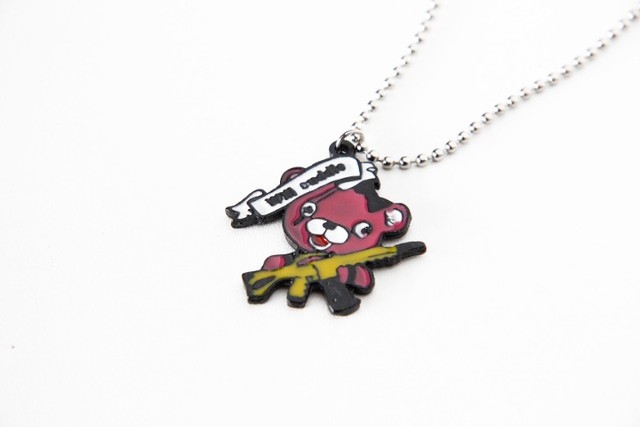 Colar Urso Rosa Cuddle Team Leader Fortnite - Foto 3