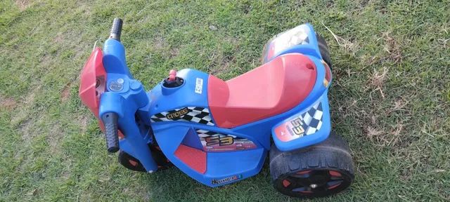 Moto Eletrica Banmoto 6V Bandeirante Brinquedos - Azul