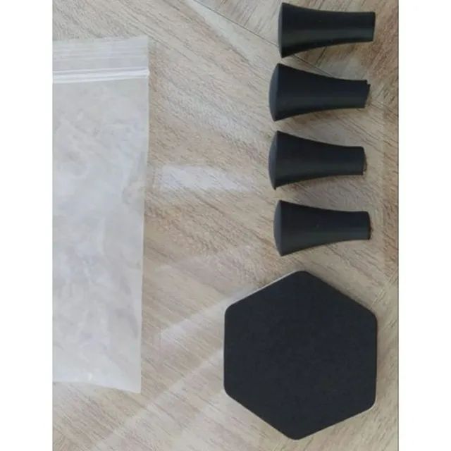 Borracha Para Suporte De moto garra Kit Com 4 borrachas + adesivo  - Foto 4