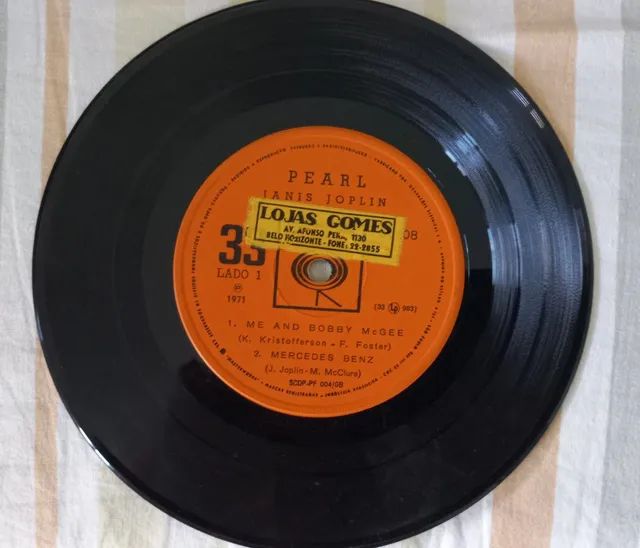 Compact disc vinil janis joplin pearl raríssimo raridade iten coleção LP - Foto 2