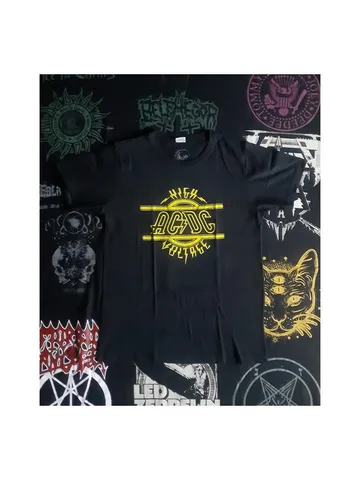 Camiseta Banda AC/DC - High Voltage (M)