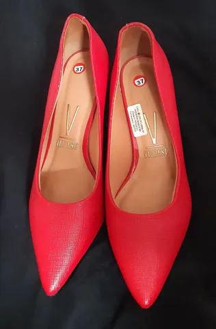 Scarpin Veludo Preto  Sapato Feminino Anna Field Nunca Usado