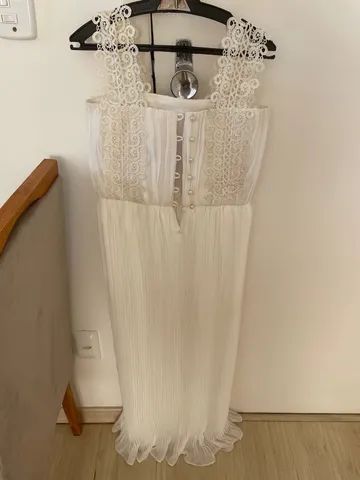Vestido beje longo - Foto 2