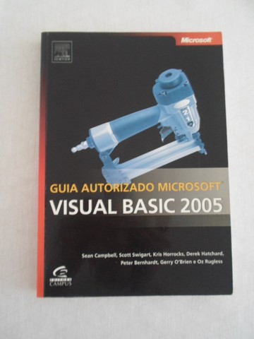 Vendo livro Guia Autorizado Microsoft Visual Basic 2005-Editora Campus