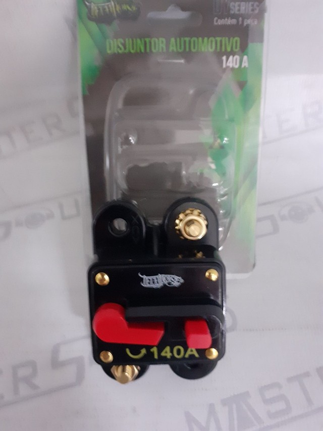 Disjuntor automotivo.  140 amperes.  Novo.