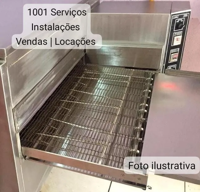 Forno esteira Jjac 120 pizzas/h