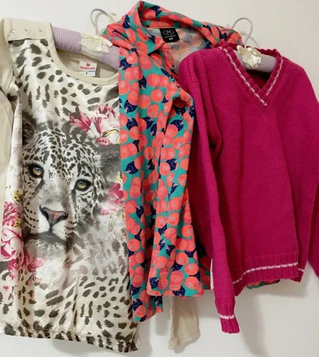 Pacotinho 3 blusas_Tam 8