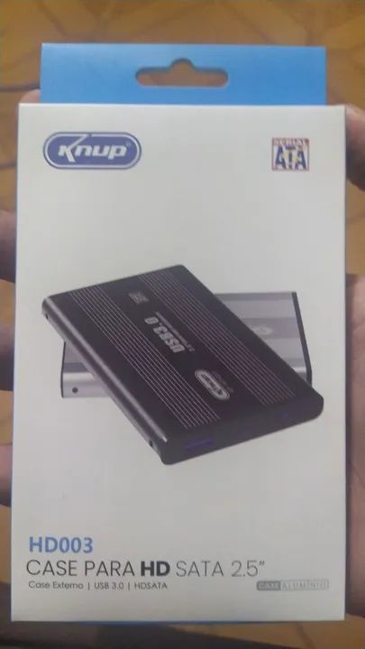 Case para HD externo knup 3.0