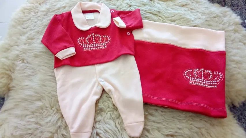Kit saida de maternidade 2 peças 