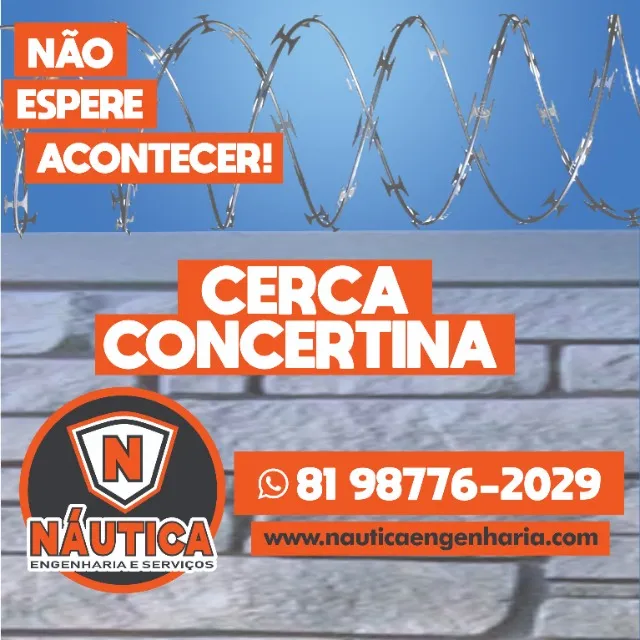 Concertina e Cerca Elétrica