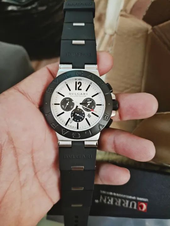 Relógio Bvlgari Alumínio Cronógrafo