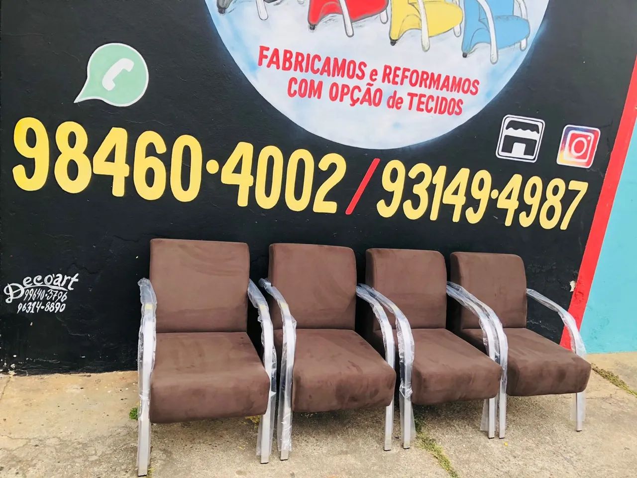 Poltronas e Puff para Sala de Espera - Preço Imperdível! - Foto 2