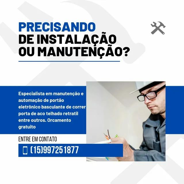 Manutenção de portão eletrônico 
