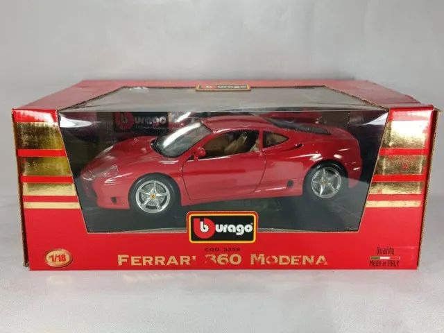 Burago フェラーリ　360 MODENA 楽天市場】Bburago ブラーゴ フェラーリ360 MODENA (1999) 1/18