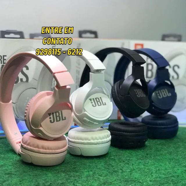 Fone sem fio JBL Bluetooth recarregavél -Entregamos 9h ás 23h