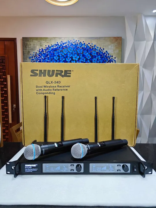 MICROFONE SHURE QLX-24 PROFISSIONAL