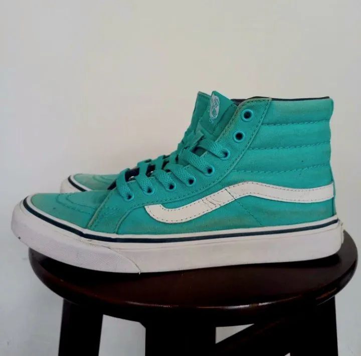 Tênis Vans Old Skool High Top Verde - Foto 4