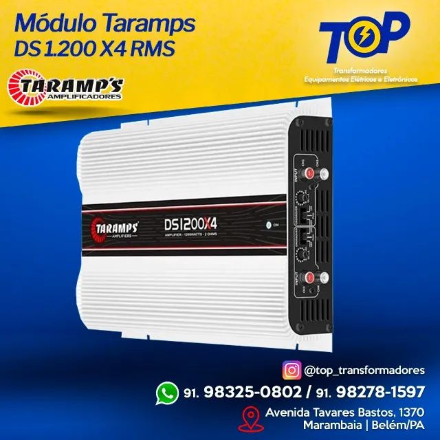 Módulo Taramps DS 1200 rms 4 canais