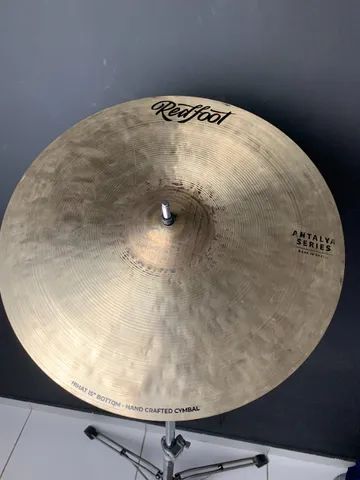 Prato Chimbal Red Foot Antalya Hi-Hat 15 polegadas - Foto 3