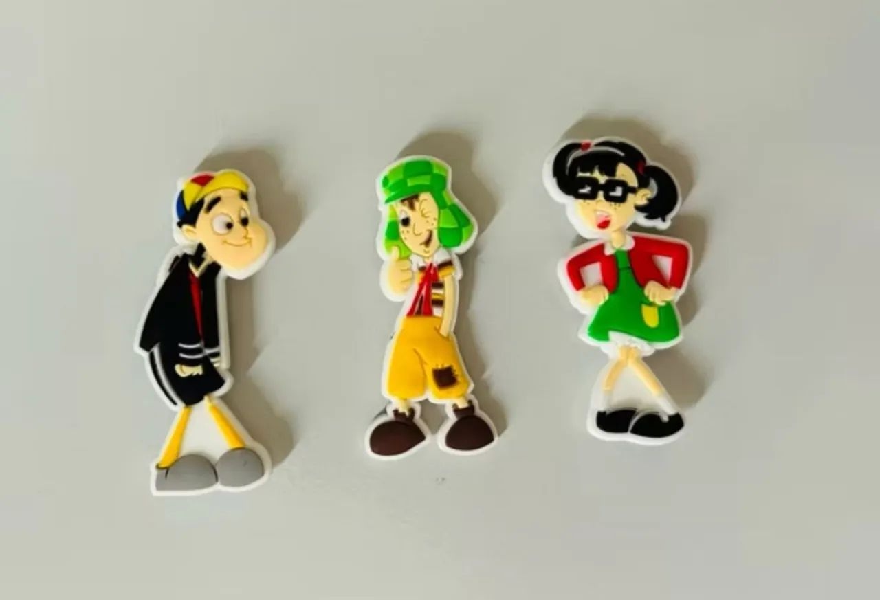 Kit 3 ímãs de geladeira Turma do Chaves