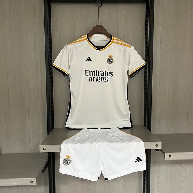 Kit infantil do real Madrid 23/2024 entrega sem taxas em Goiânia e região 
