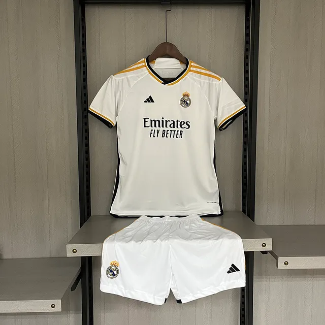 Kit infantil do real Madrid 23/2024 entrega sem taxas em Goiânia e região