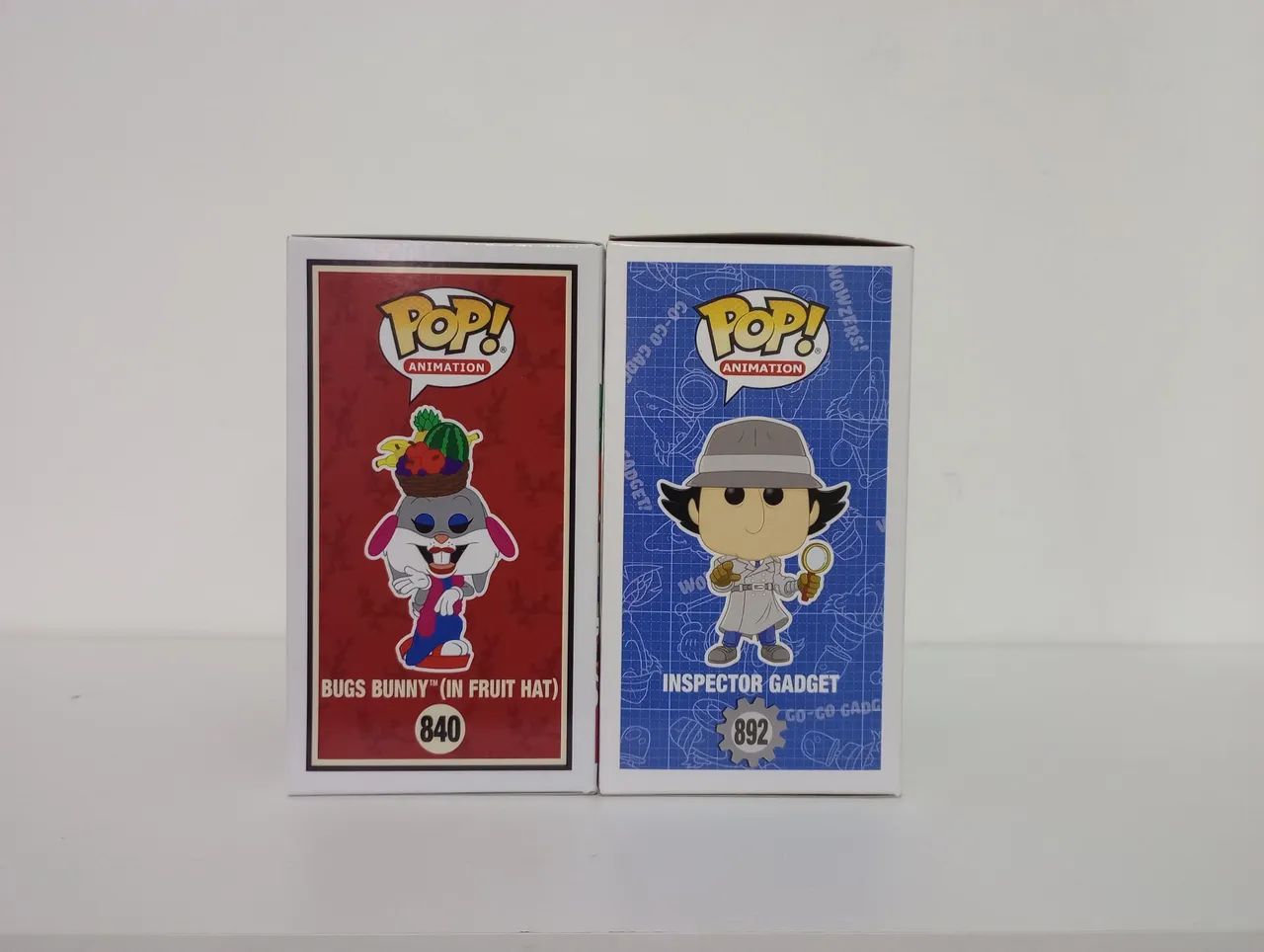 Pops Vaulted - Bugs Bunny 840 and Inspector Gadget 892 (box with detail)63825090212481122