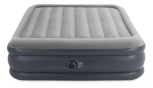 Colchão Inflável Queen C/ Bomba Elétrica Embutida 127v Intex