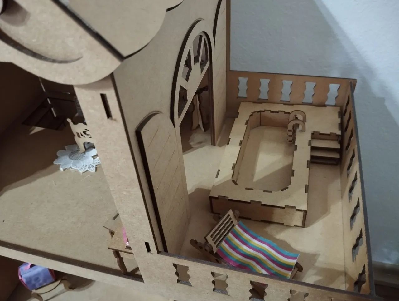 Casinha de madeira MDF infantil  - Foto 4