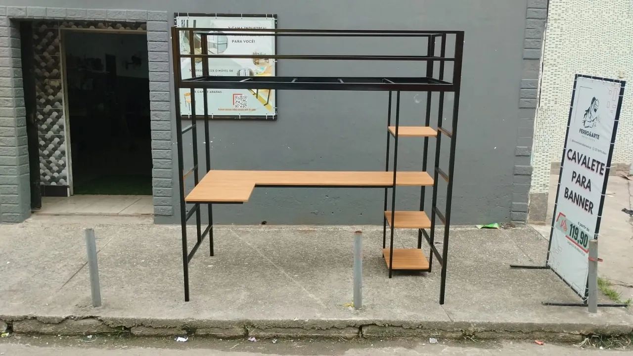 Cama suspensa com escrivania  - Foto 2