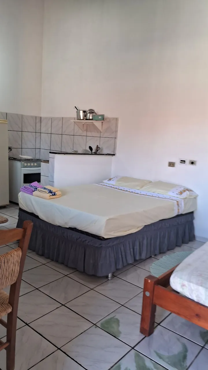 Kitnet para hospedagem mobiliada por diária ou temporada
