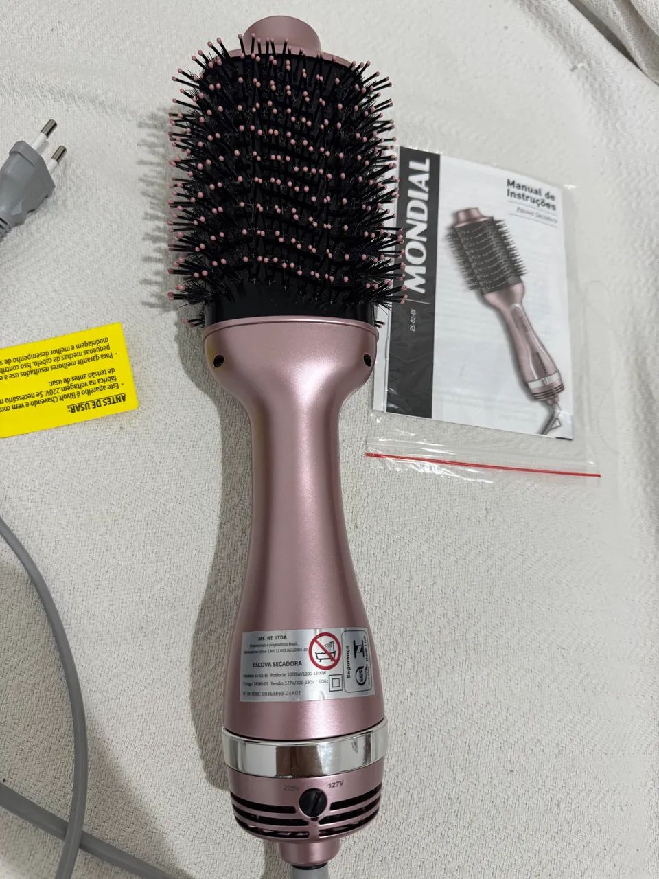 Escova Secadora Mondial Golden Rose Turmalina - Foto 4