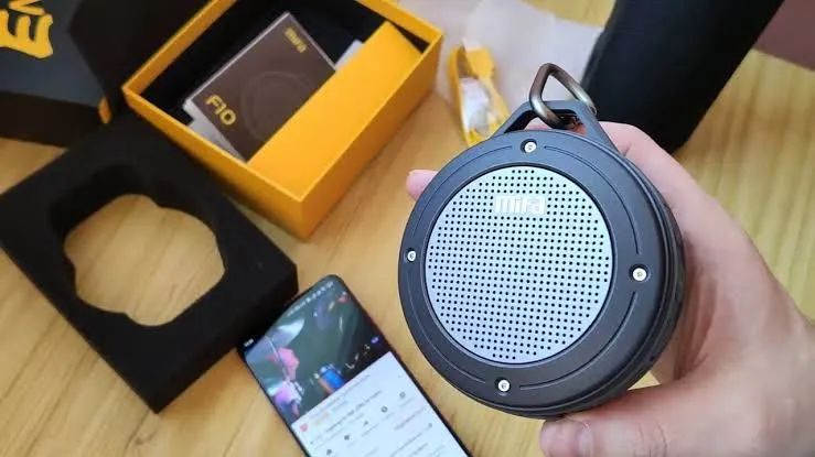  2XCaixa de Som Bluetooth MifaF10 Impermeável - 2 em 1 - Foto 5