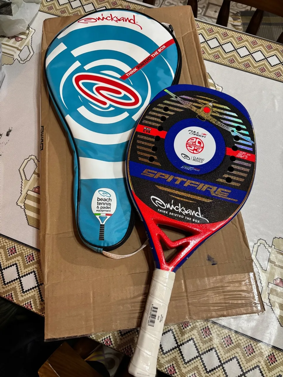 Raquete de Beach Tennis Wicksand Spitfire + Capa