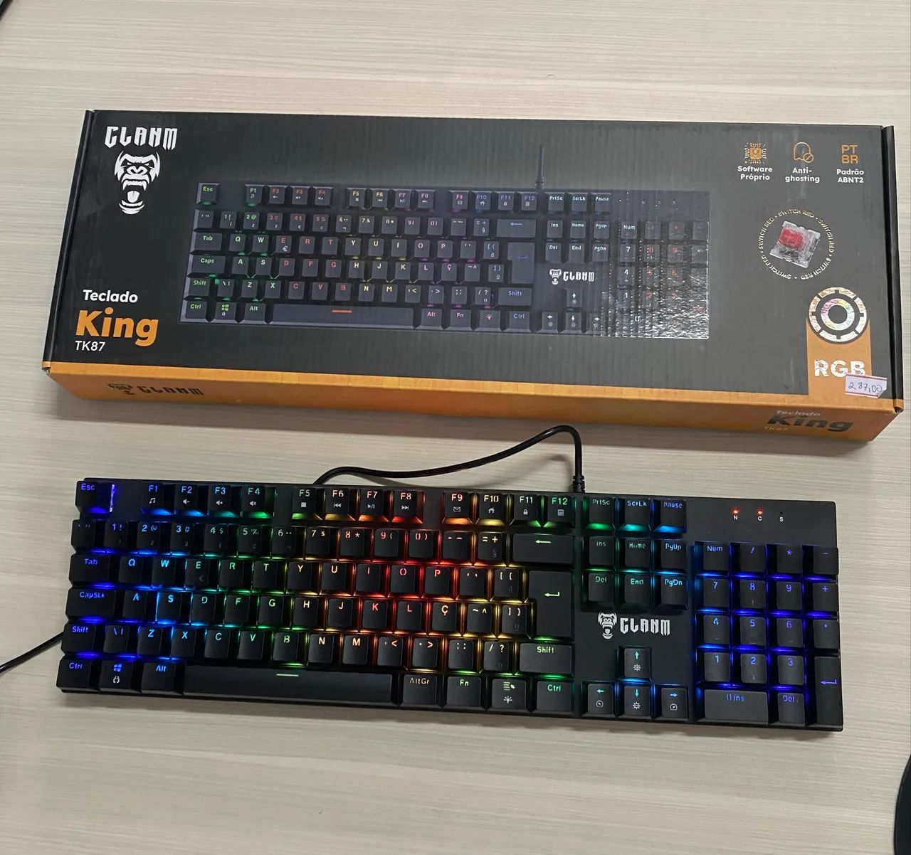 Teclado Gamer King Clanm  - Foto 2