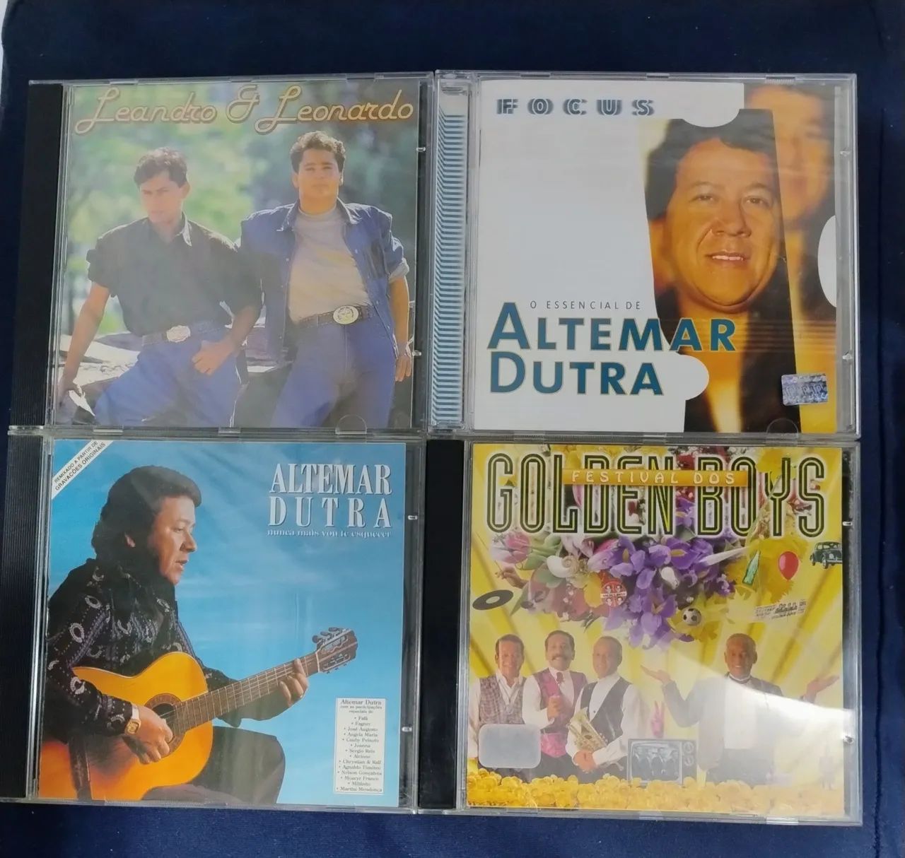 04 CDs da jovem guarda, rei da seresteiro sertanejo 