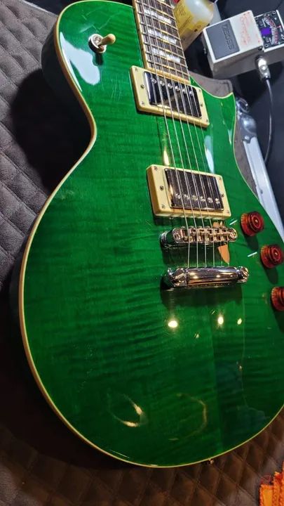Esp LTD Eclipse EC 256 Green Flamed Maple - Foto 6
