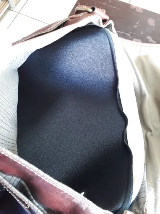 Bolsa Couro Legítimo Fóssil para Laptop - Foto 4
