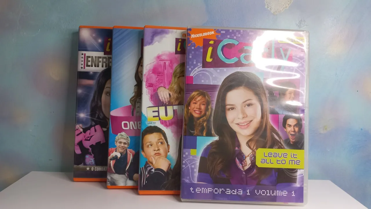 iCarly - lote com 4 DVD's