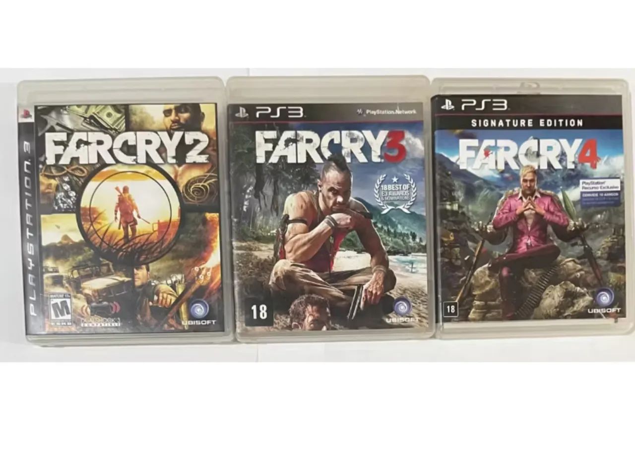 Coleção Far Cry 2, 3 e 4