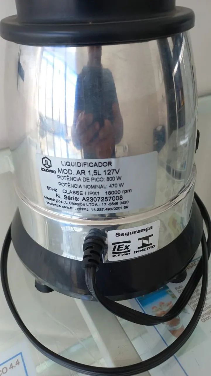 Liquidificador Colombo premium com copo de vidro.  - Foto 3