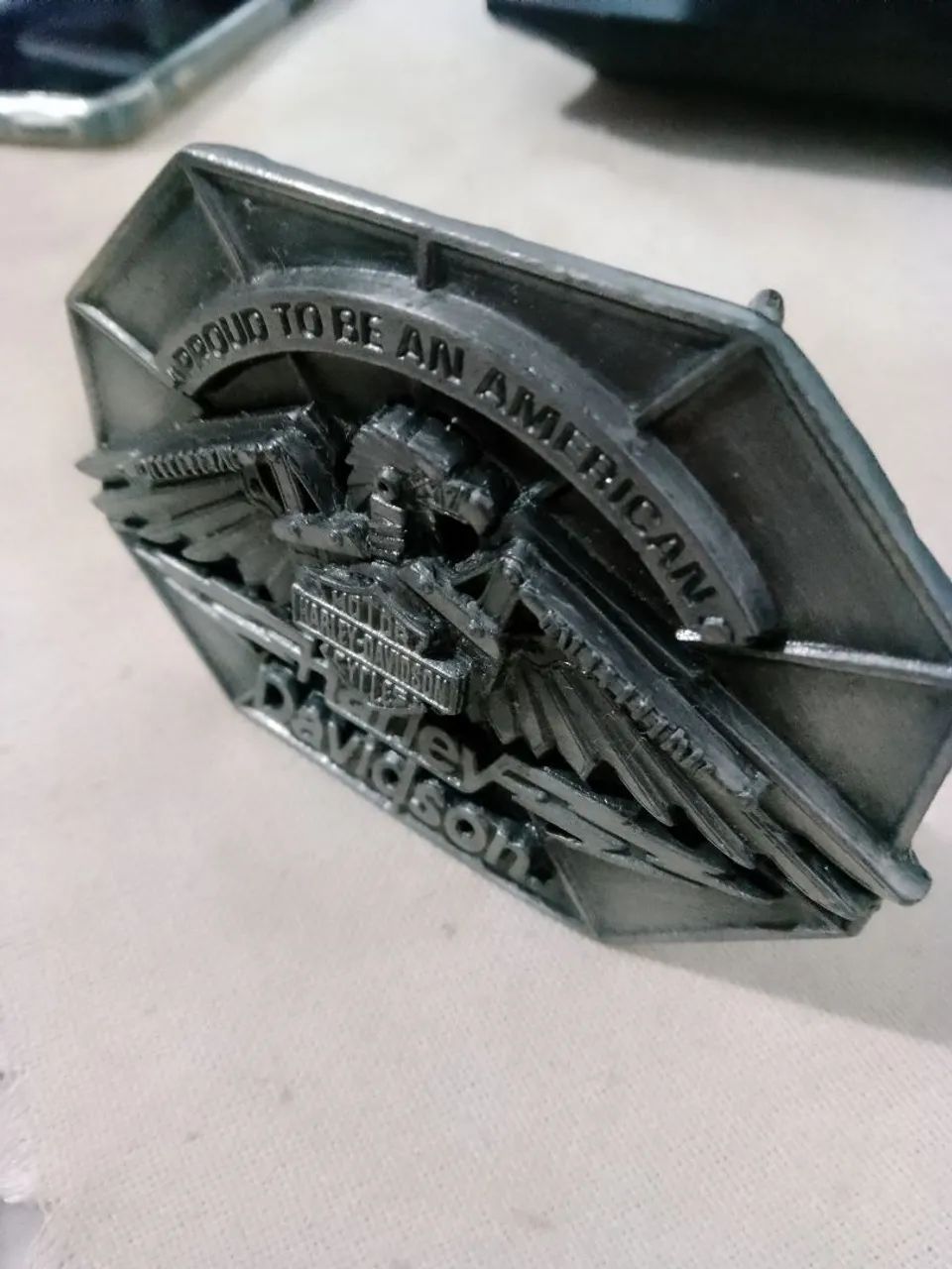 Fivela para cintos - Harley Davidson - Foto 3