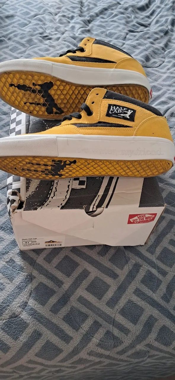 Vans Half Cab Amarelo - Novo e Original