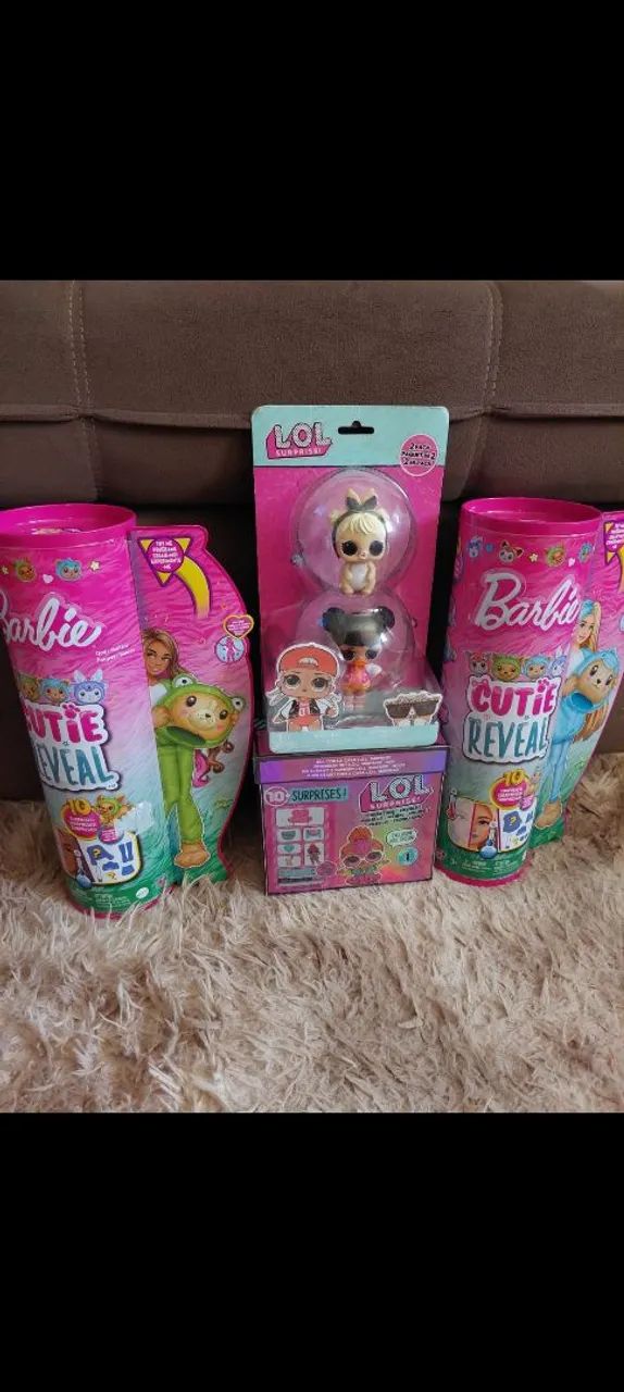 Bonecas e Surpresas: Barbie Cutie Reveal e L.O.L.